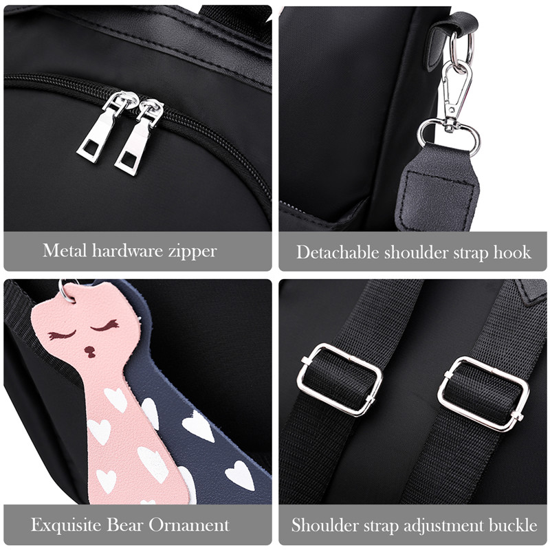 Women Zackpack Ladies Fashion Zackpack Backpack Anti-Lust Oxford Girls Girls Travelbag Racks Packack Daypack-image