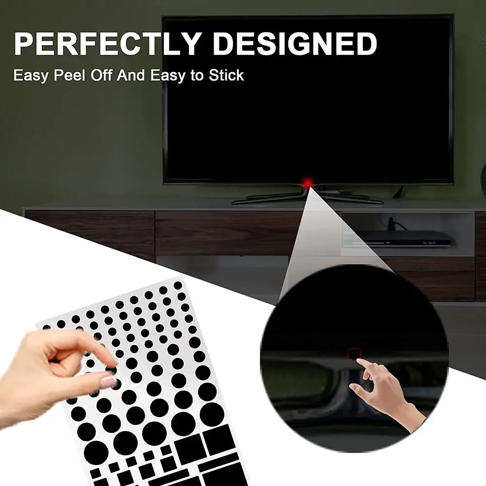 1 Sheet Light Dimming Stickers 50-100% LED Cover Stickers For Electronic Devices Car Light Blocking Stickers