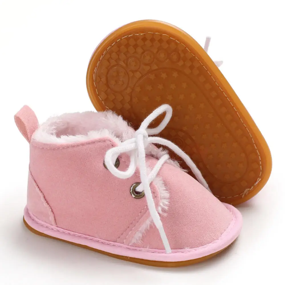 New Baby Snow Boots Classic Multicolor Warm Villi Matching 2025 Baby Shoes rubber Bottom Non-Slip Newnorn Toddler new Boys Girls Shoes