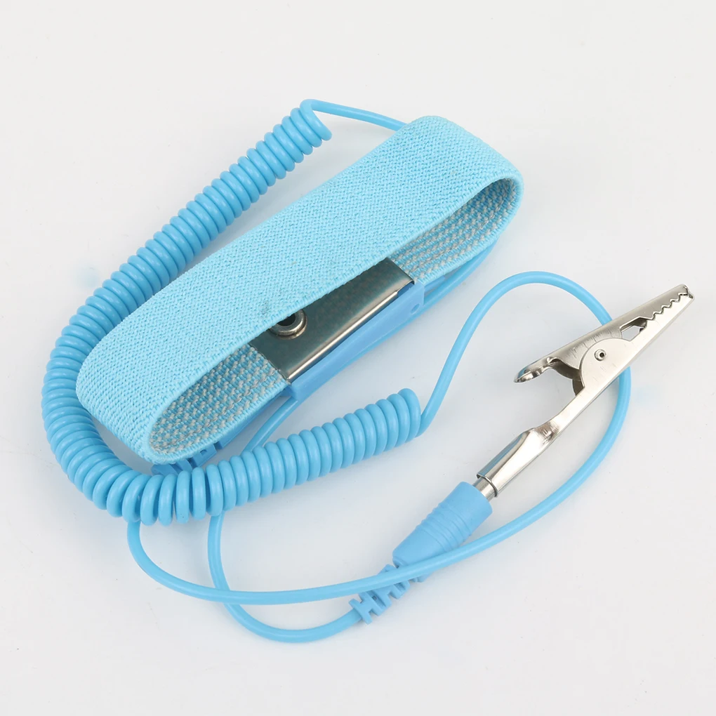 Anti-Static Band Wrist Strap Lightweight Discharge Cable Bracelet with Grounding Wire Spare Wristband Power Tool Parts