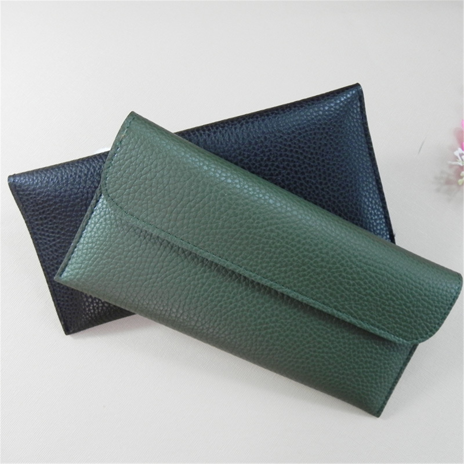 Women Wallet Ladies Long Purse Trend Slim Pu Leather Multi-Card Pocket Credit Card Holder Female Hasp Clutch Money Pouch Handbag smile
