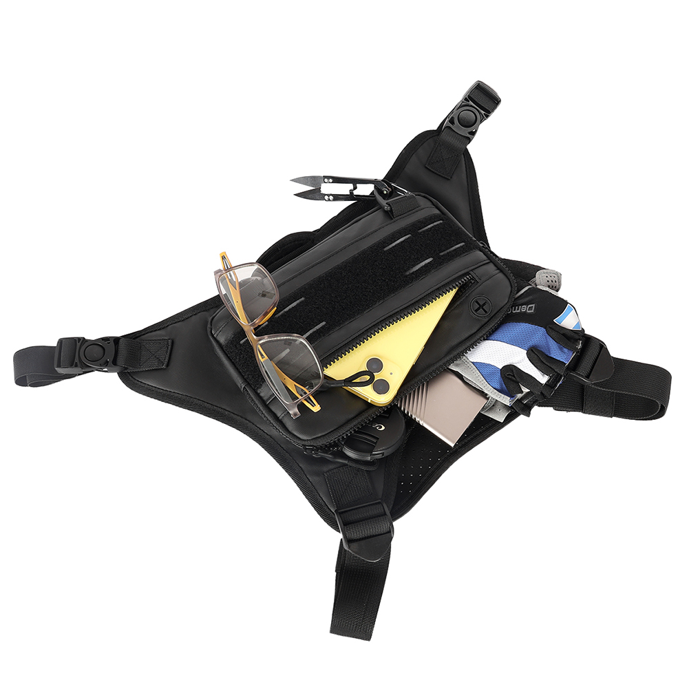 Sport Chest Bag Water Resistant Lightweight Front Chest Pack Running Vest Bag Men Woman 2025 Phone Carry new Waist Bag Extra Storage Pack