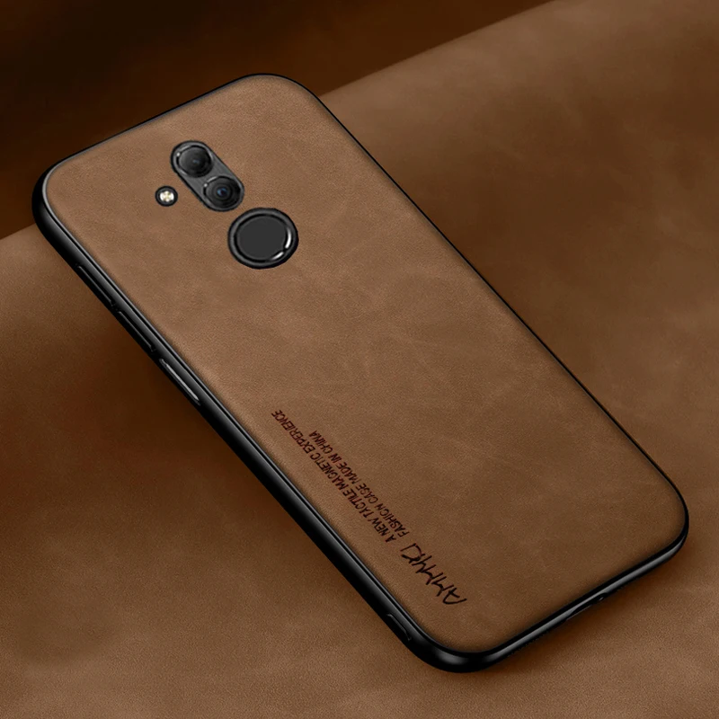 Simple case pattern Silicone For Huawei MaiMang 6 7 leather case For Huawei Mate 10 20 Lite Honor V20 Case smile