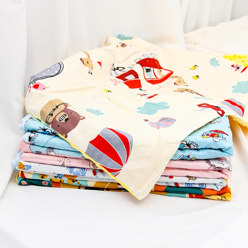Autumn and winter children's thickened blanket swaddle children's blanket soothes baby comfortable newborn quilt