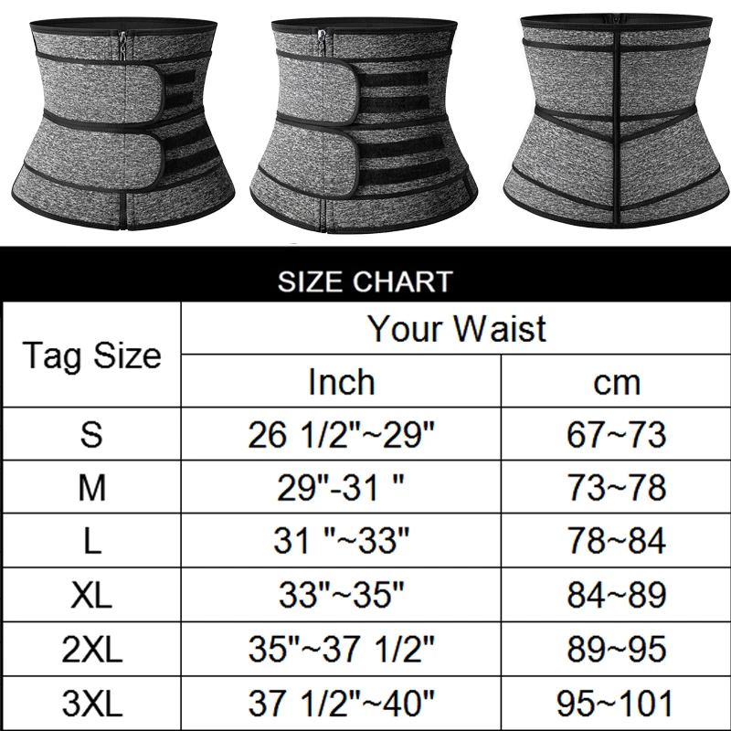 Men Waist Trainer Shaper Back Support Slimming Lumbar Belt Corset Gym Accessories Abdominal Binder Waist Cincher faja Shapewear