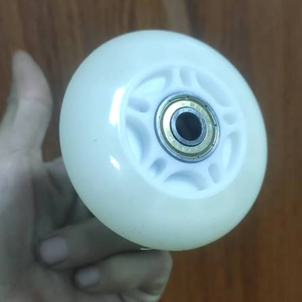 64mm 70mm 72mm Outdoor Inline Hockey Skate Wheels High Elasticity 2025 With Bearing Glitter Wheels For Skates new Roller Skates Lage