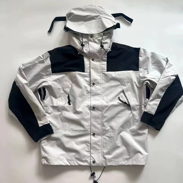 2023 Outdoor Mountaineering Jackets Men's and Women's Windbreaker Work Jackets Embroidered Couple Hooded Jackets