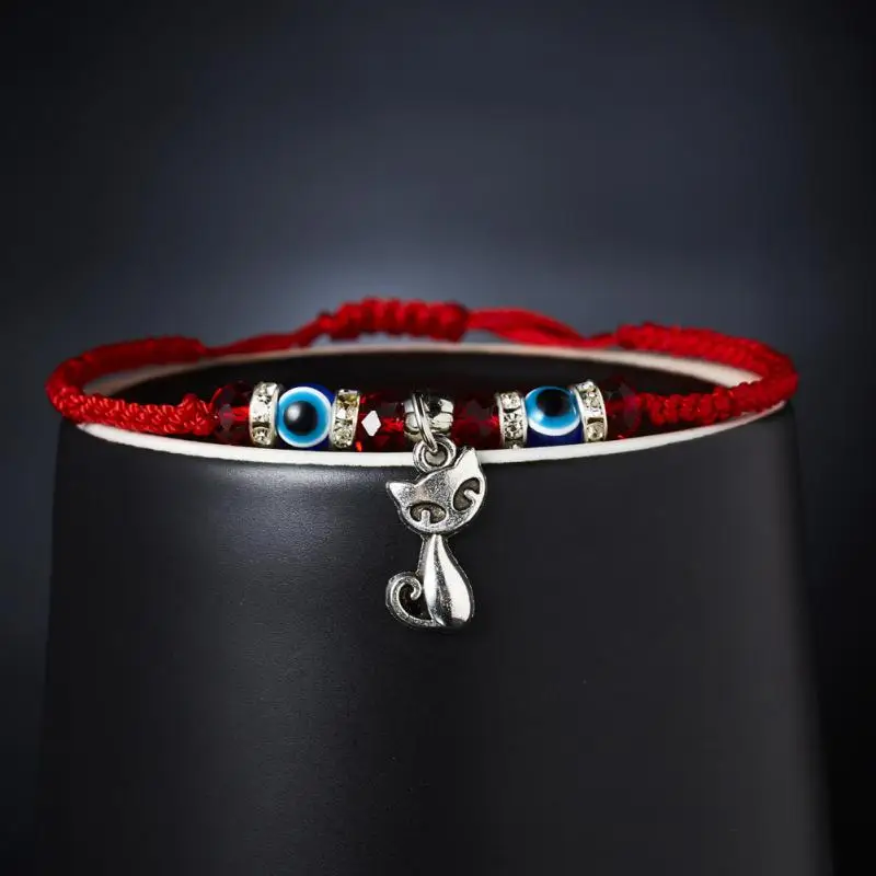 Red String Bracelets Friendship Lucky Jewelry Gift Elephant Bracelet Handmade Classic Animal Bracelet Woman Man Charm Adjustable