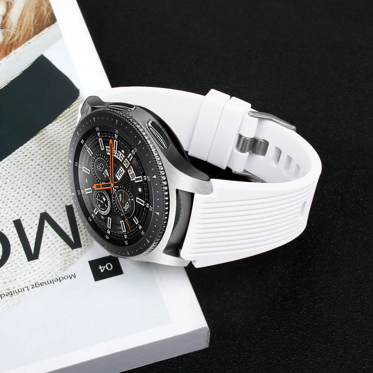 Silicone strap For Samsung Galaxy watch 46mm Gear S3 Amazfit GTR Sports watch replacement wristband For Huawei watch GT2/3 46mm