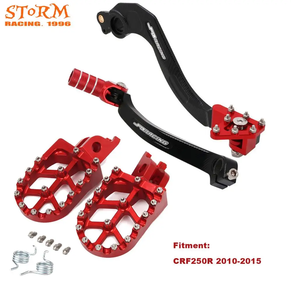 For HONDA CRF150R CRF250R CRF450R CRF450RX CRF450X 2001-2009 2010-2020 New Footpeg FootRest Brake Pedals Shifter Lever