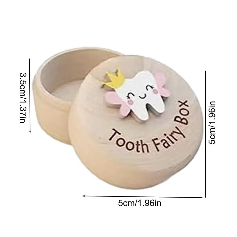MyFirst Tooth Fairy Box Wooden Baby 2025 Milk Teeth Pillow I new Lost MyFirst Tooth Keepsake Toothfairy Box For Kids Baby Shower Gift