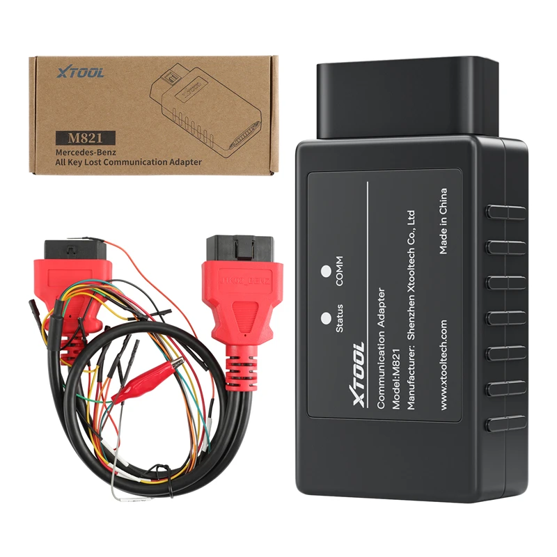 XTOOL CAN FD XTOOL M821 Adapter for Mercedes Benz All Key Lost M822 for Toyota 8A Chip for KC501 X100 Pad3 X100Max Key programme