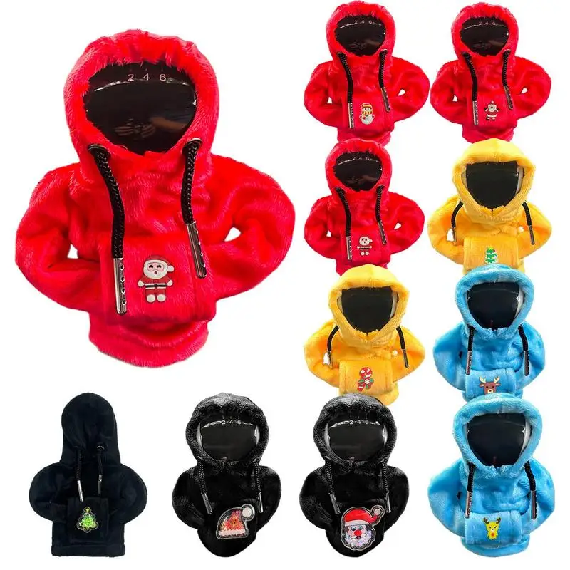Car Shifter Hoodie Christmas-theme Sweater Hoodie For Car Shifter Adjustable And Stylish Gear Shift Cover Shift Gear Cover For
