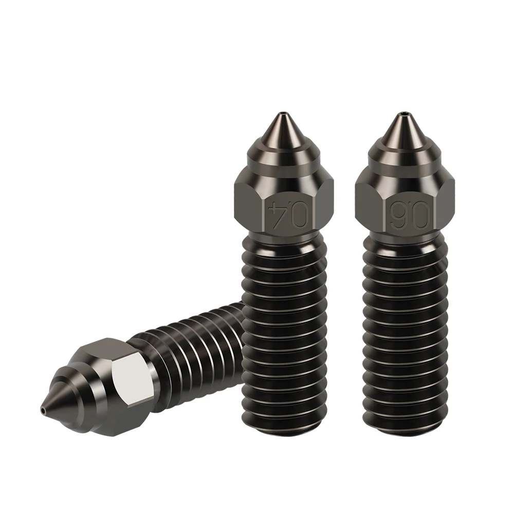 1/3PCS For Creality K1 Nozzle Vyper Volcano Brass/Hardened Steel Nozzle 0.4/0.6/0.8mm For K1/K1 Max High-speed 3D Printer Parts