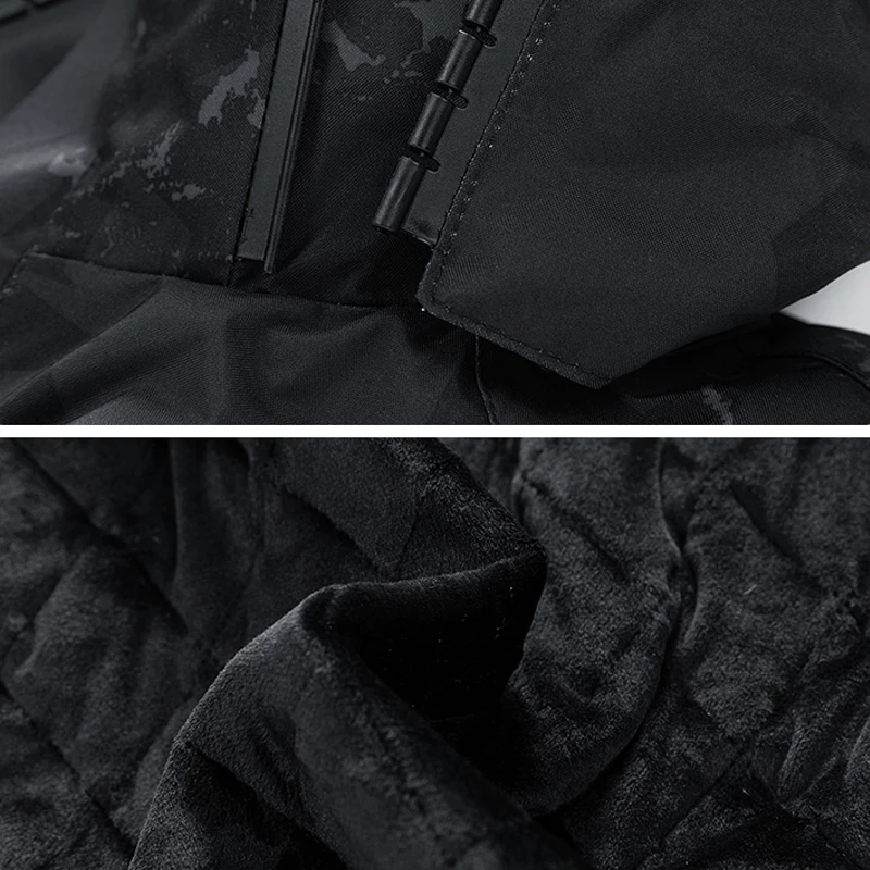 2023 Hooded Hiking Cycling Jacket Men Thick Warm Outdoor Bomber Jackets Waterproof Windbreaker Casual Cargo Jackets Mens Coats