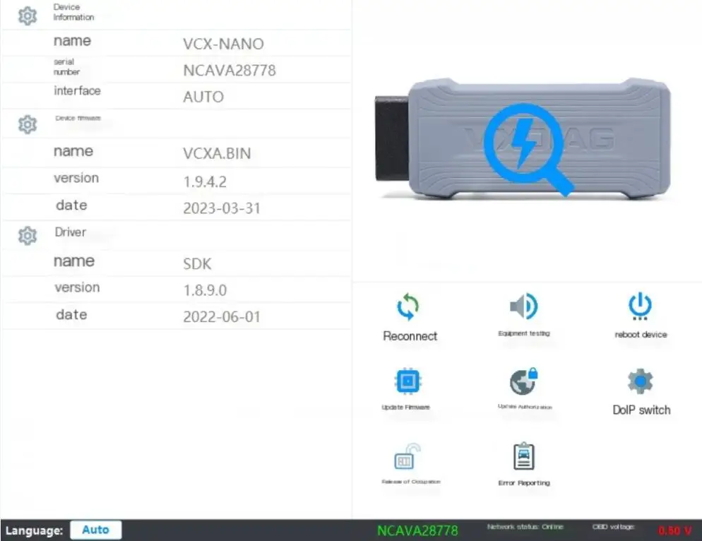 WIFI USB 5054A V1.9.4.2 supports ODIS V23.0.0 to cover all 5054 and 6154 functions for VAG UDS Car Diagnostic Tools 5054A