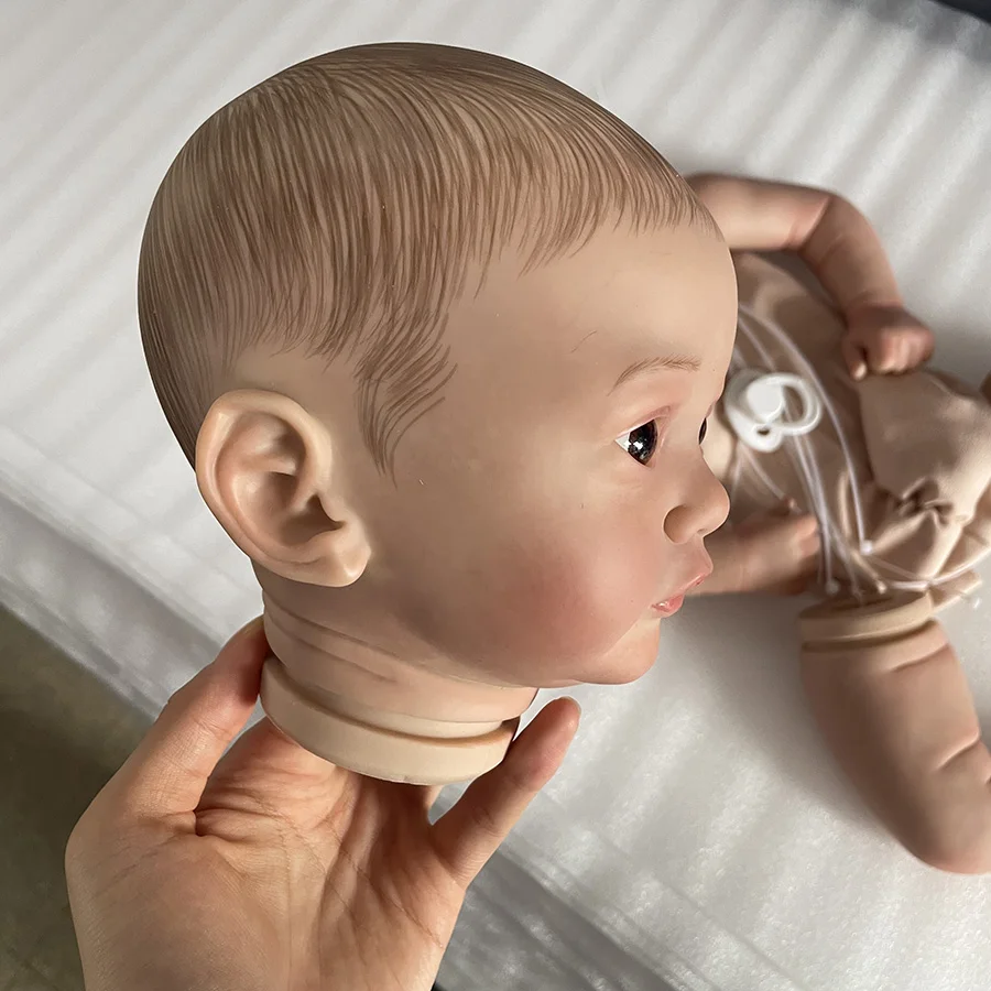 inch Finished Reborn Ayana Doll Size Already Painted Kits Very Lifelike Baby with Cloth Body Many Details Veins
