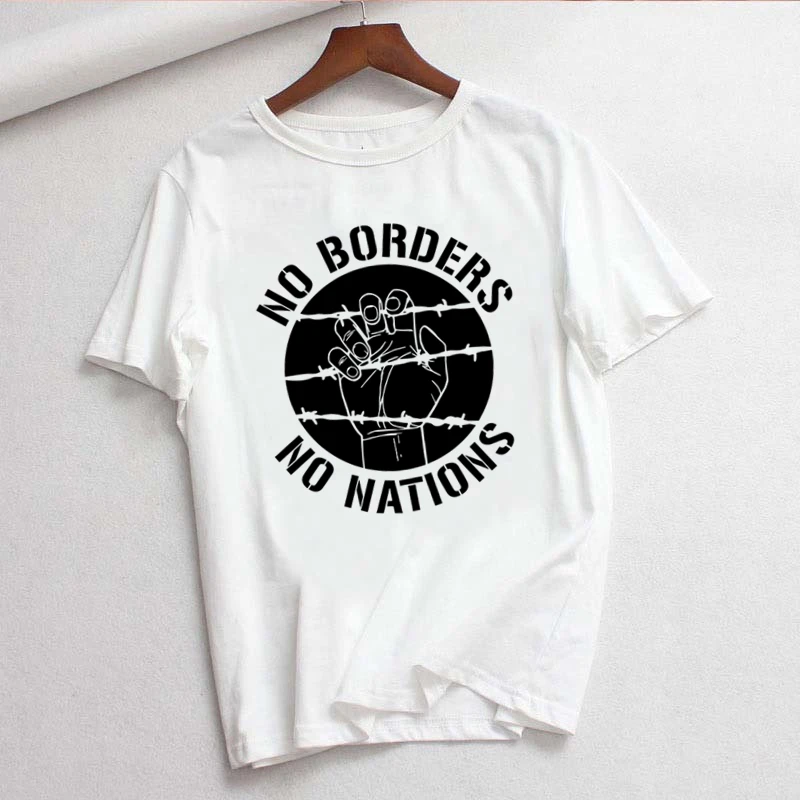 ANTIFA Antifascist Anarchy Anarchist T Shirts Summer Casual Women's T-shirt Short Sleeve Female Tops Tees for mens and ladies