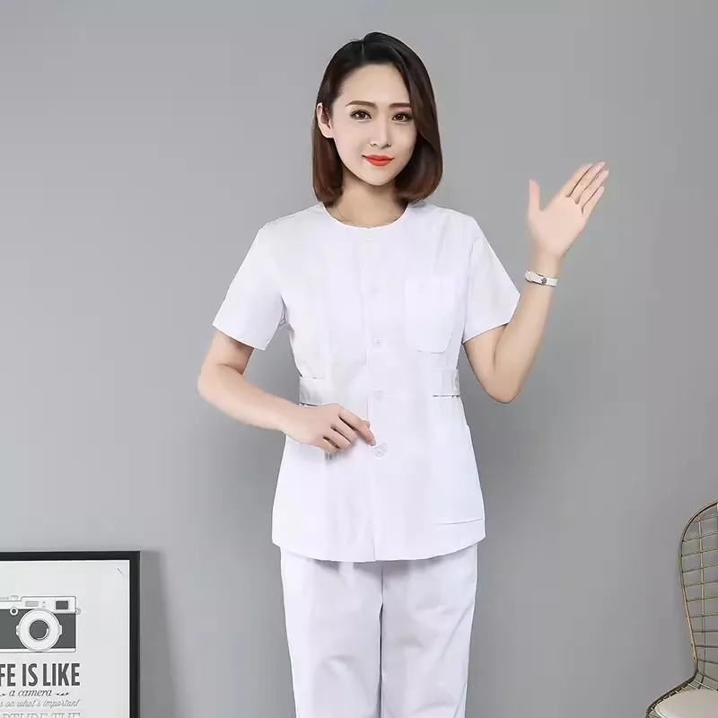 Medical Suit Hospital Outdoor Jacket Doctors Clothing Scrubs Tops Nurse Uniform Dental Clinic Workwear Lab Coat