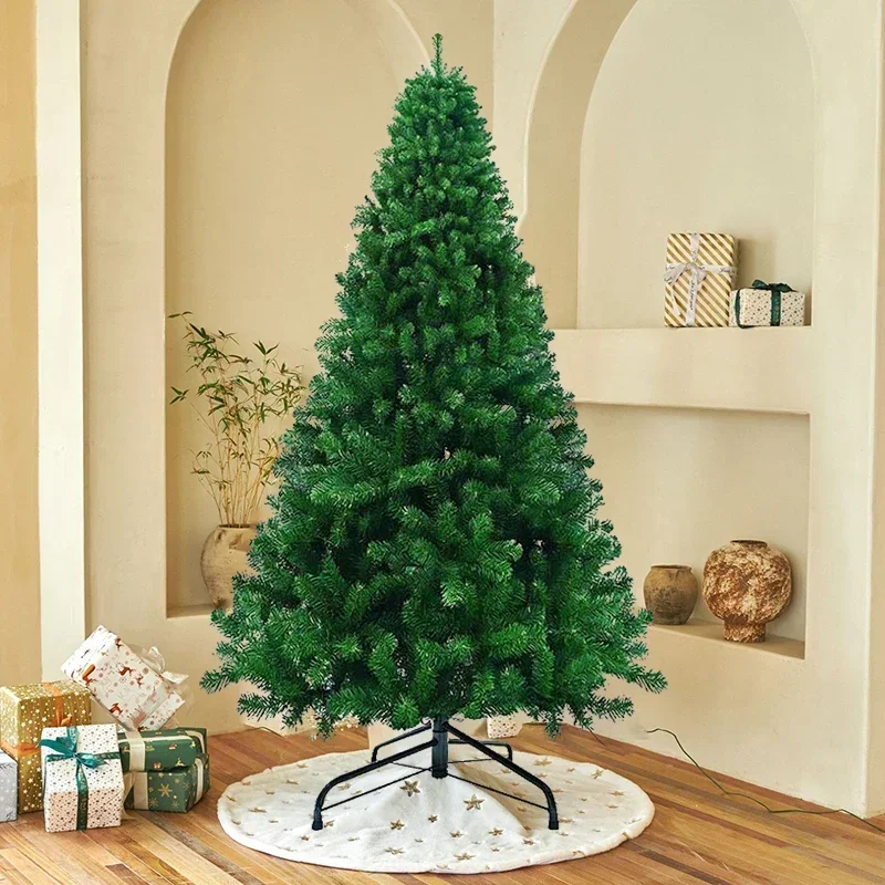 45/60cm Artificial Christmas Tree Green Premium PVC Xmas Tree with Metal Tripod Christmas Decor Hotel Home Decor Outdoor