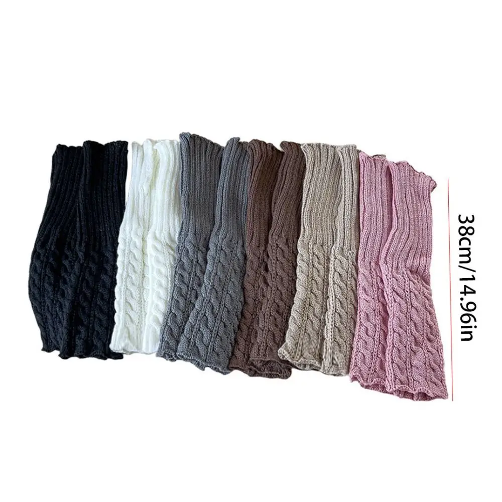 Japanese Style Children s Twist Leg Warmers Kawaii Haruku JK Knitted Cover Lolitas Foot Socks Autumn Winter 5
