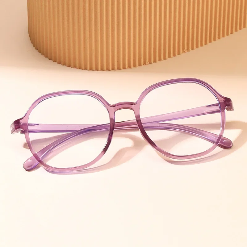 Reading Glasses Women Men Ultralight Round Anti Blue Light Computer Presbyopic Glasses Diopters +1.0.. To +4.0 Gafas