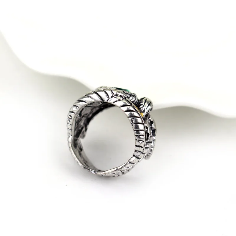 Barahir Aragorn Gondor Ring Men Women Green Crystal Ring Jewelry Wholesale
