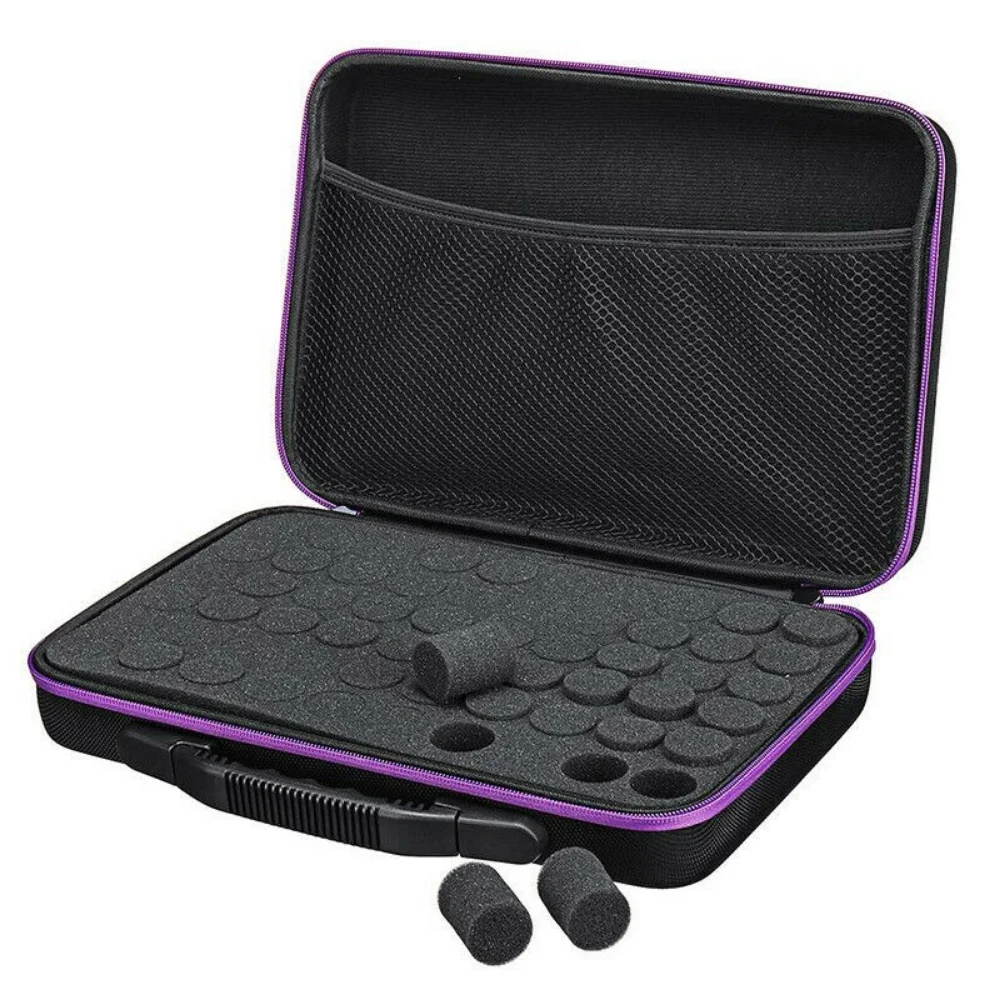 7/12/30/60 Slots Essential Oil new Storage Holders Organizer Carrying 2025 Case for Fragrance Oils,Young Living Oils, Aromatherapy Oils
