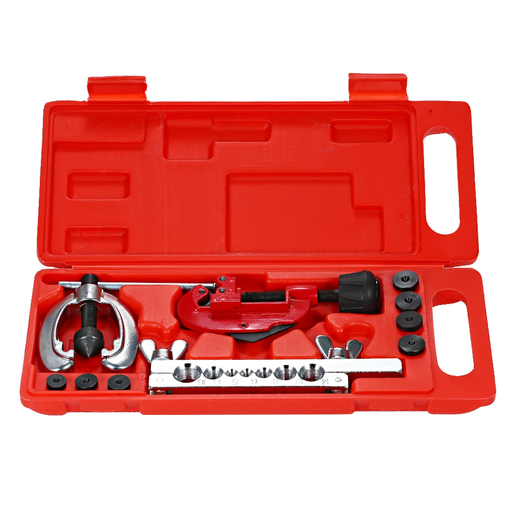 Tube Cutter Tool Kit Copper Brake new Fuel Pipe Repair Double Flaring Dies Tool for 2025 Cutting Flaring Tools for Refrigeration