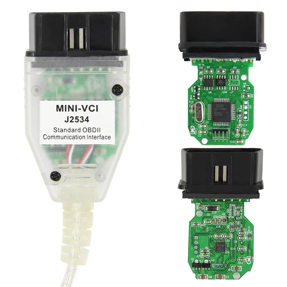 2025 mini vci For Toyota TIS Techstream V18.00.008 minivci FTDI For J2534 Auto Scanner OBD new OBD2 Car Diagnostics cable MINI-VCI Cable