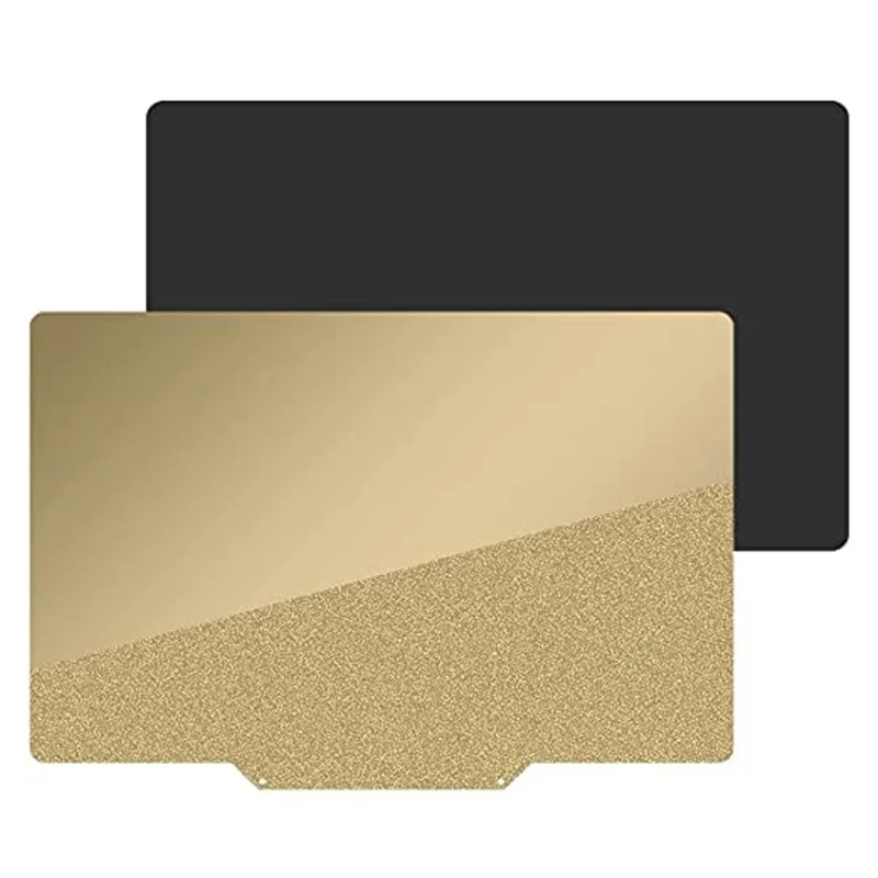 ENERGETIC Qidi X-Plus PEI Build Plate Textured/Smooth PEI Spring Steel Magnetic Hot Bed 270x200mm, Gold