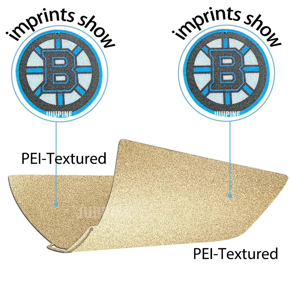 Pei Print Bed Pei Sticker Sheet Spring Steel Magnetic Pei Powder Sheet 235/220/180/310/350mm For Artillery 2025 new Sidewinder 1x Bed