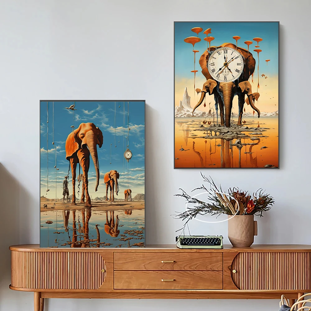 Saador Dali Surrealism Famous Painting Canvas Print new Posters 2025 Surreal Abstrac Wall Art Pictures for Living Room Home Decor Mural