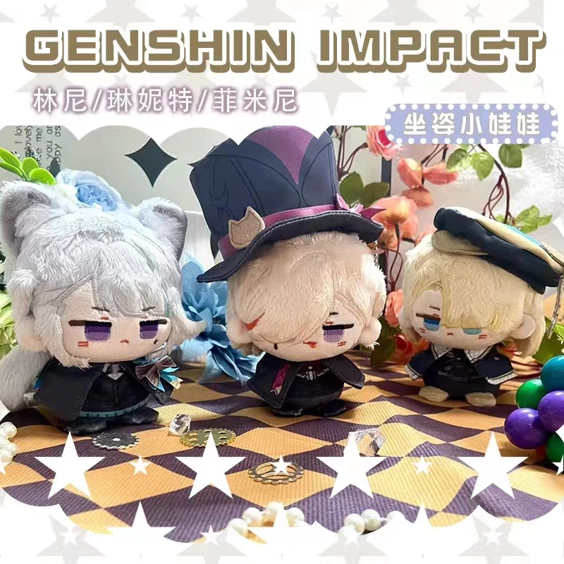 New Genshin Impact Plush Doll Kaveh 2025 Tighnari Al Haitham Dottore new Xiao Diluc Kazuha Pendant Keychain Anime Cosplay Toy Kids Gift