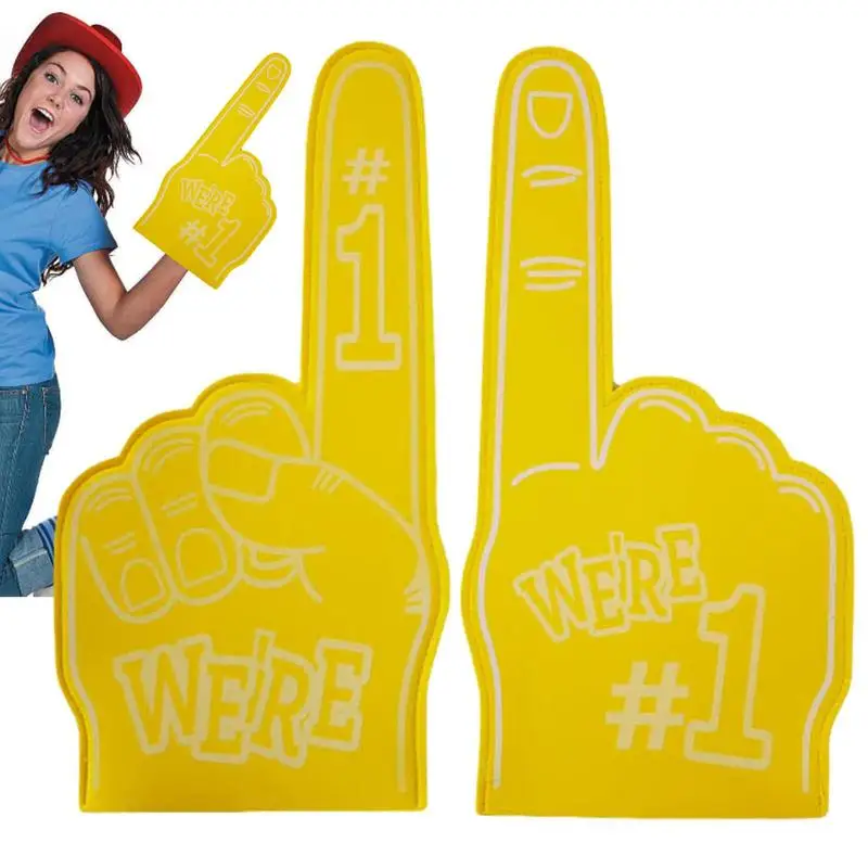Foam Finger Universal Large Foam Hand For Sports Cheerleading Inspiring Colorful And Comfortable Sports Fan Accessories