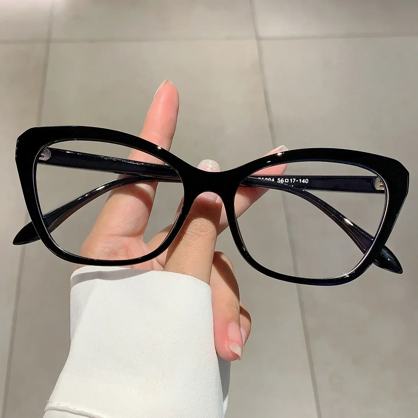 KAMMPT Vintage Cat Eye Women Eyeglasses Simple Multicolor Rim Blue Light Blocking Spectacles New Trendy Ins Brand Design Eyewear