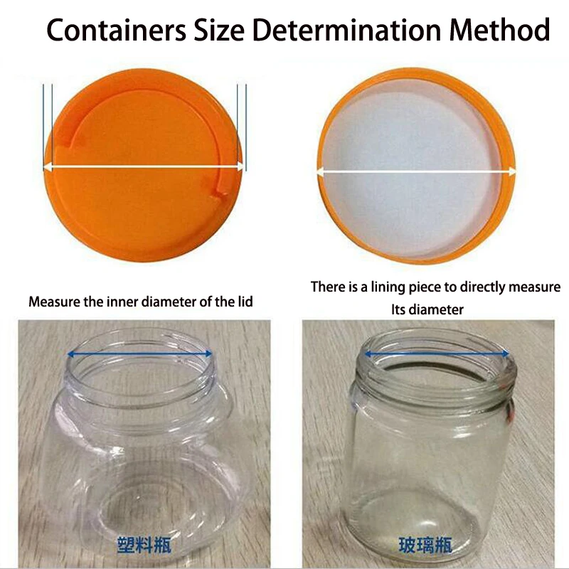 500PCS Pressure Sensitive Gasket Self-adhesive Foam Sealing Film Seals Cap Liner For Plastic Bottle Food Cosmetic Jar 20mm-101mm