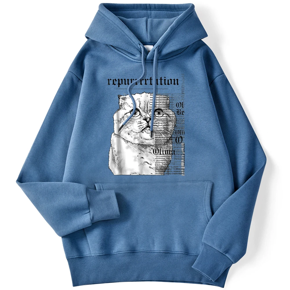 Street Ladies Hoodies Taylor White Cat Tee Rep Tour Printing Sweatshirts Comfortable Breathable Warm Women Streetwear Clothing
