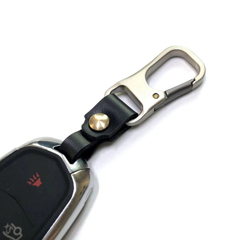 Handmade Genuine Leather Key Smart Wallet DIY Car Keychain Key Holder Keys Organizer High Quality Charms Keychain Accessories
