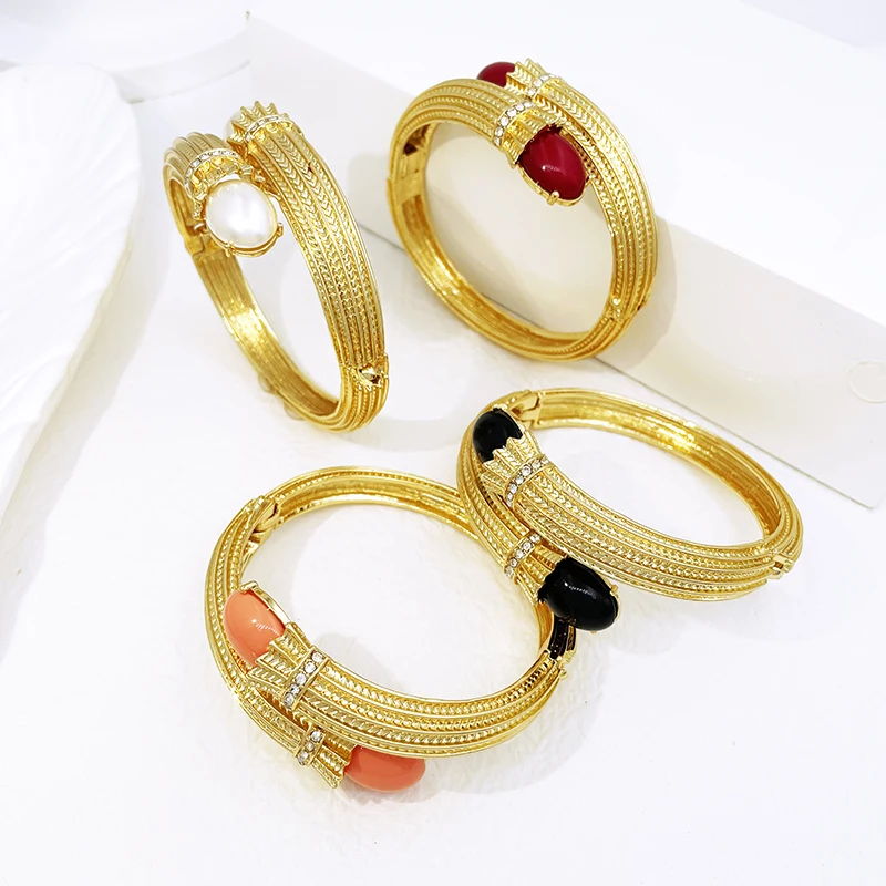 Italian Red Opal Pendant Jewelry Set For Women Wedding Jewellery Gift Daily Wear Party Accessories