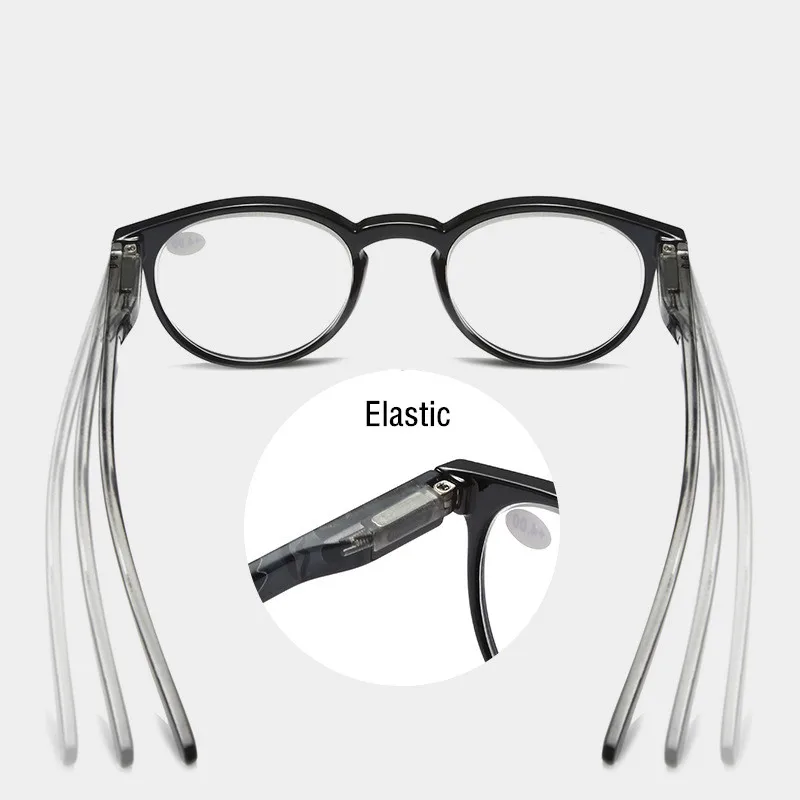 TR90 Anti-blue Light Reading Glasses for Men Women Progressive Far Eyewear Ultralight Sports Farsight Round Eyeglasses