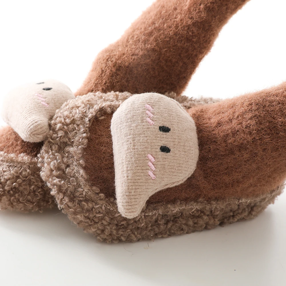 Baby Winter Plush Fluffy Shoes Walkers Toddler new Sock Children 2025 Booties Flats Cribs Barefoot Shoes Newborn Girl Boy Baby Item Stuff