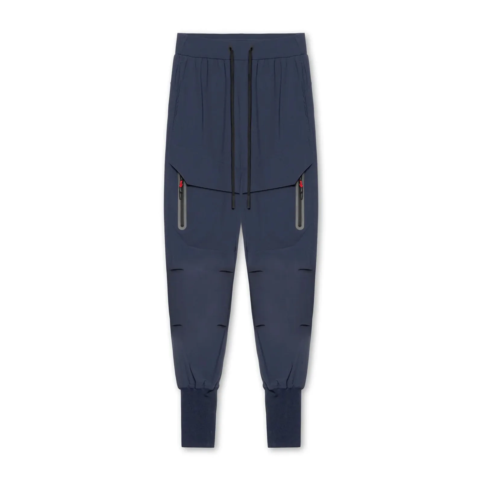 Men S Slim Casual Sports Pants Zipper Pocket Breathable