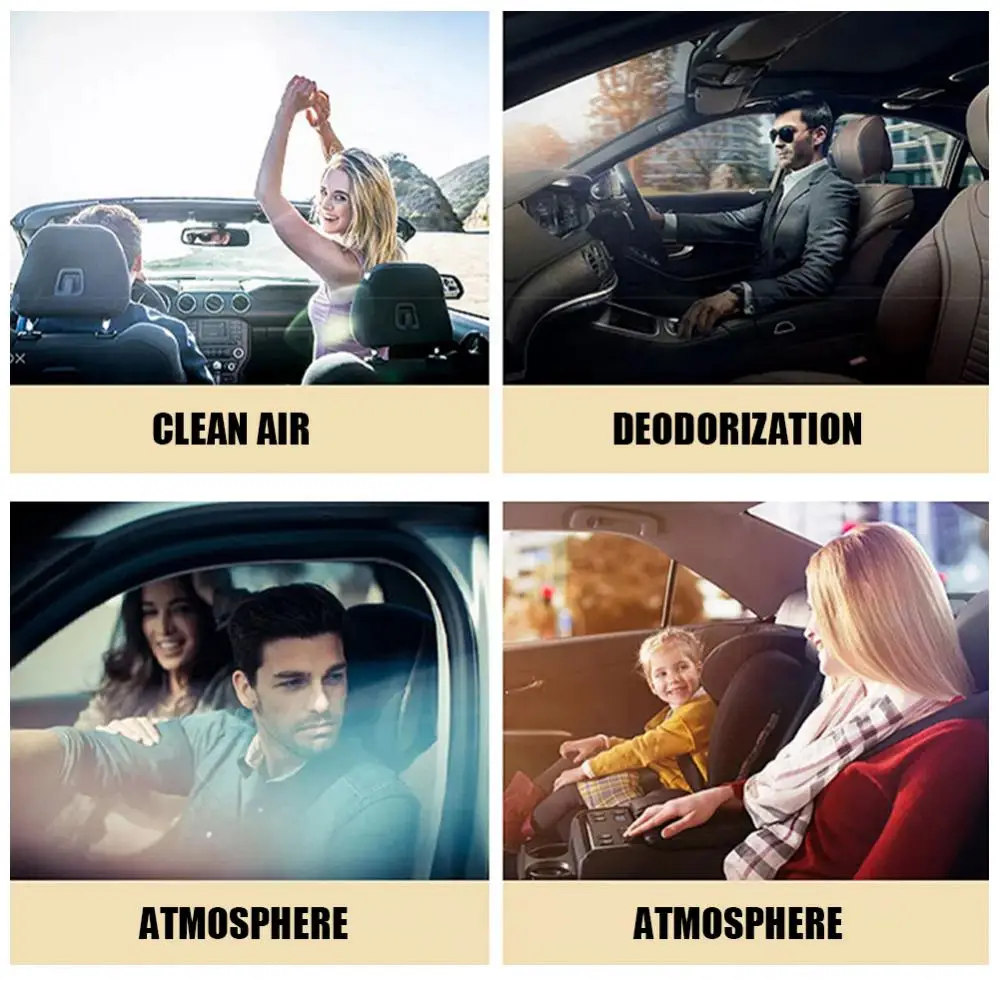 Car Solid Jewelry Air Freshner Gentle Durable Bitter Brewing Of Citrus Portable Car Aromatherapy Universal Comfortable