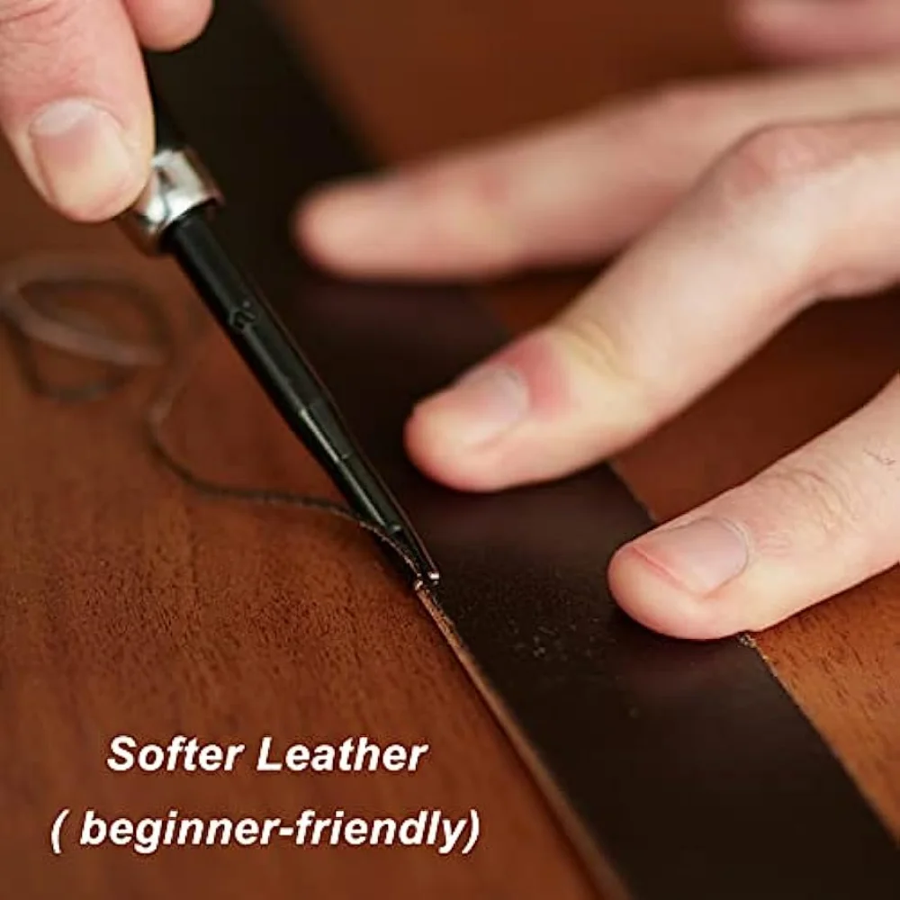 Dark Brown Genuine Leather Strap Strip 0.5Inch Wide 79 Inch Long Leather Belt Wrap 1.3mm Thick Single Sided Flat Cord for Crafts