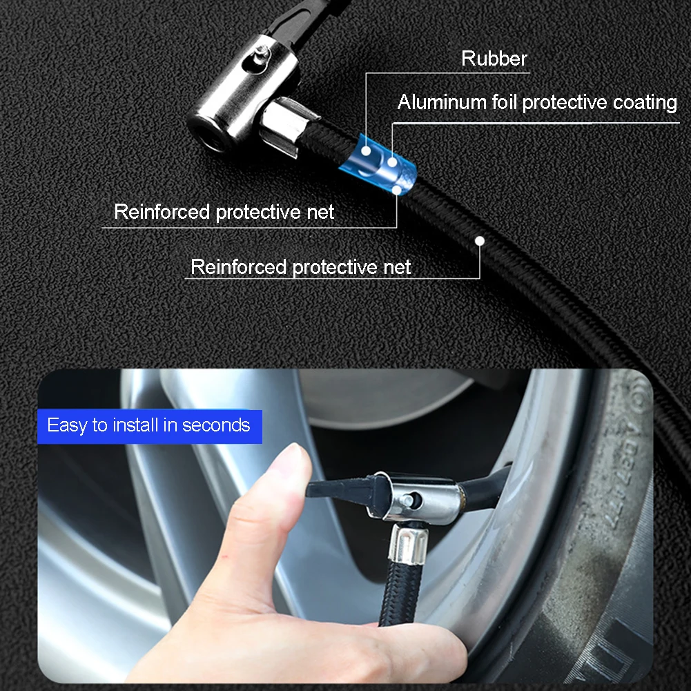 Car Tire Pump 150PSI 12V 2025 Electric Air Pump new LED Emergency Flashlight Heavy Duty Air Compressor Car Tyre Iator for All Vehicle
