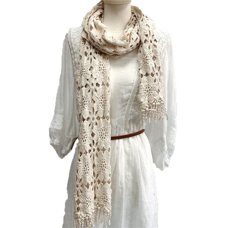 2025 Winter Warm Long Knitting Scarf new Women's Thick Scarves