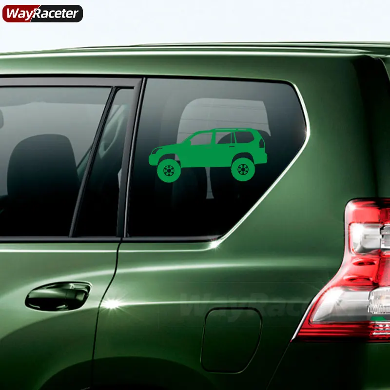 Car Window Sticker Auto Graphics Door new Body Bumper Reflective Vinyl Decal For Toyota Land Cruiser 2025 Prado 120 J120 GX470 FJ120