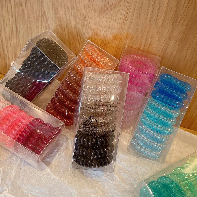9pcs Hair Accessories Para El Cabello Scrunchies Cheveux For Women Rubber Elastic Bands Ponytail Borracha Diademas