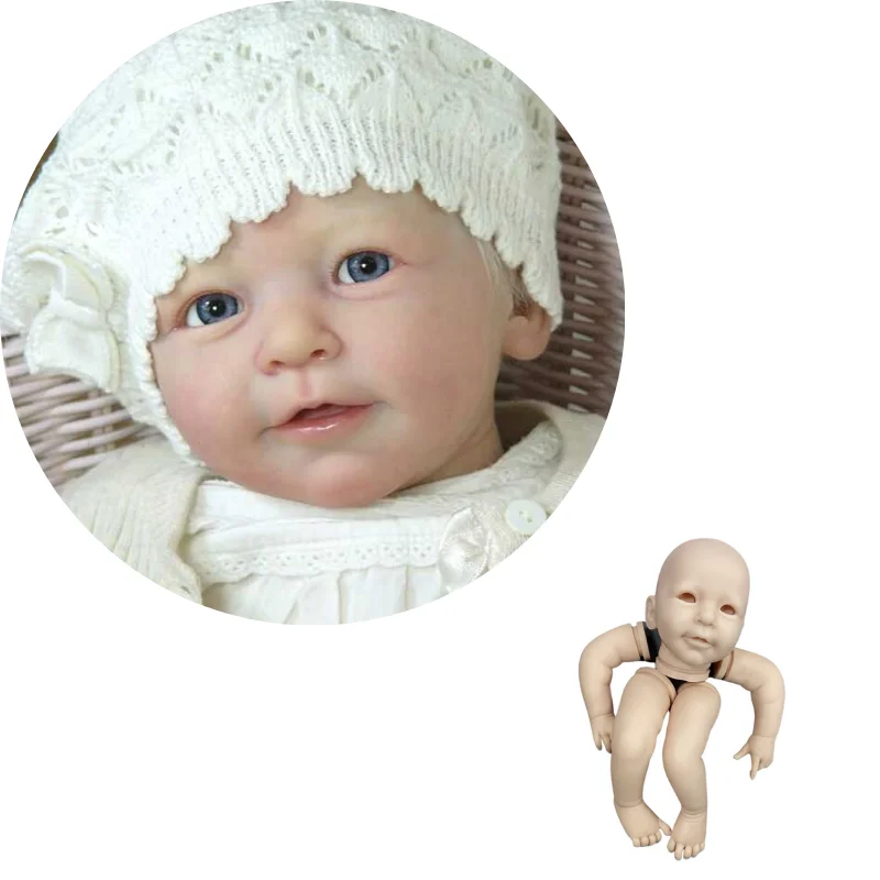 Little Lisa Reborn Baby Doll Accessories DIY Blank Kit Vinyl Model 17" UNFINISHED Doll Kit Blank Unpainted Molds DIY Toy